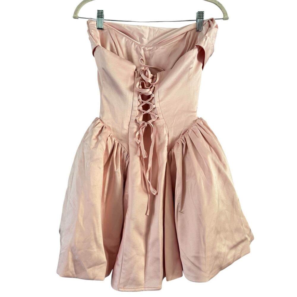 NWT Baby Boo Trinity Mini Dress Blush Pink Size Medium - Picture 4 of 9